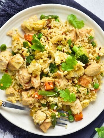 Leftover Turkey Fried Rice Recipe