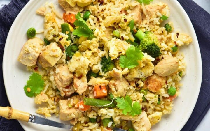 Leftover Turkey Fried Rice Recipe