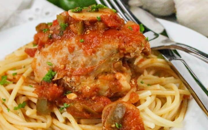 Dutch Oven Chicken Cacciatore