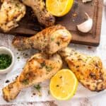 Air Fryer Lemon Garlic Drumsticks