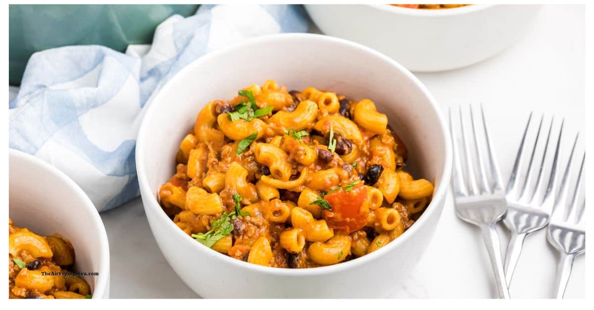 One Pot Chili Mac and Cheese, simple comfort food recipe combining together two classics, recipe is made in one pot or dutch oven. One Pot Chili Mac and Cheese, simple comfort food recipe combining together two classics, recipe is made in one pot or dutch oven. https://theairfryingdiva.com/