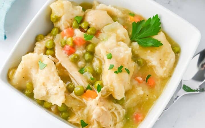 Slow Cooker Chicken and Dumpling Dinner