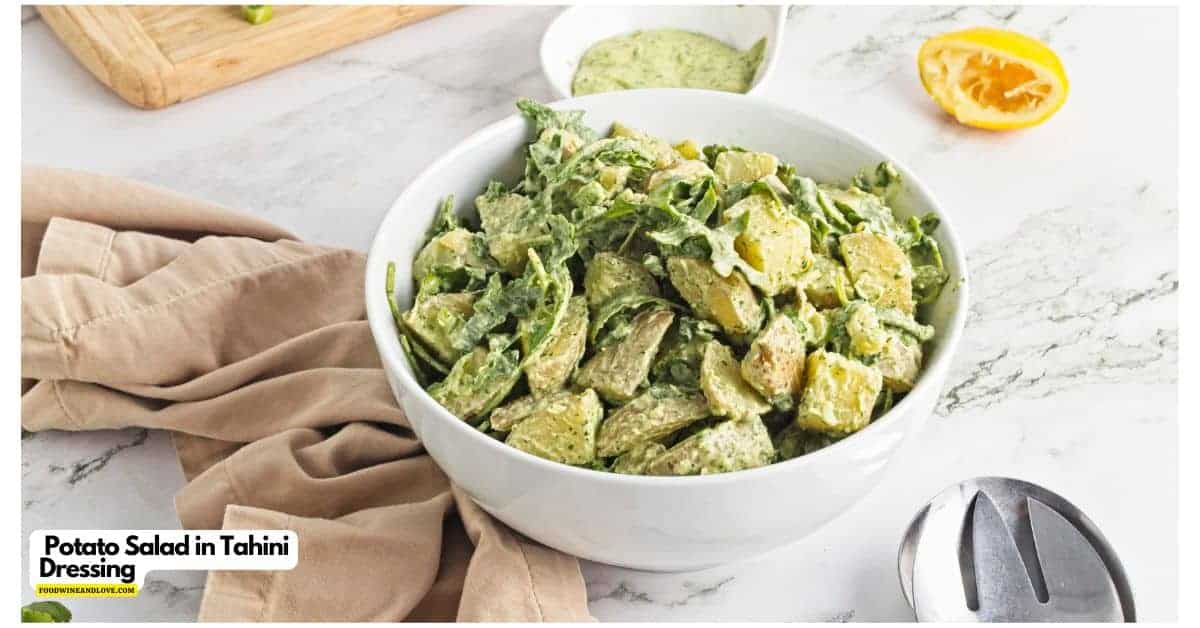 Potato Salad in Tahini Dressing