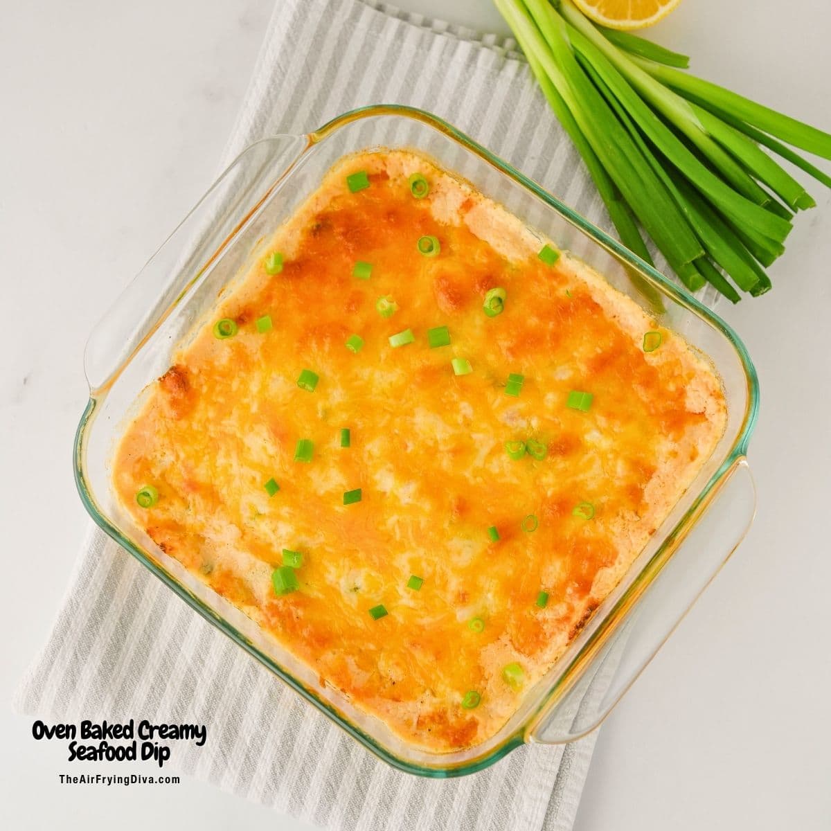 Oven Baked Creamy Seafood Dip