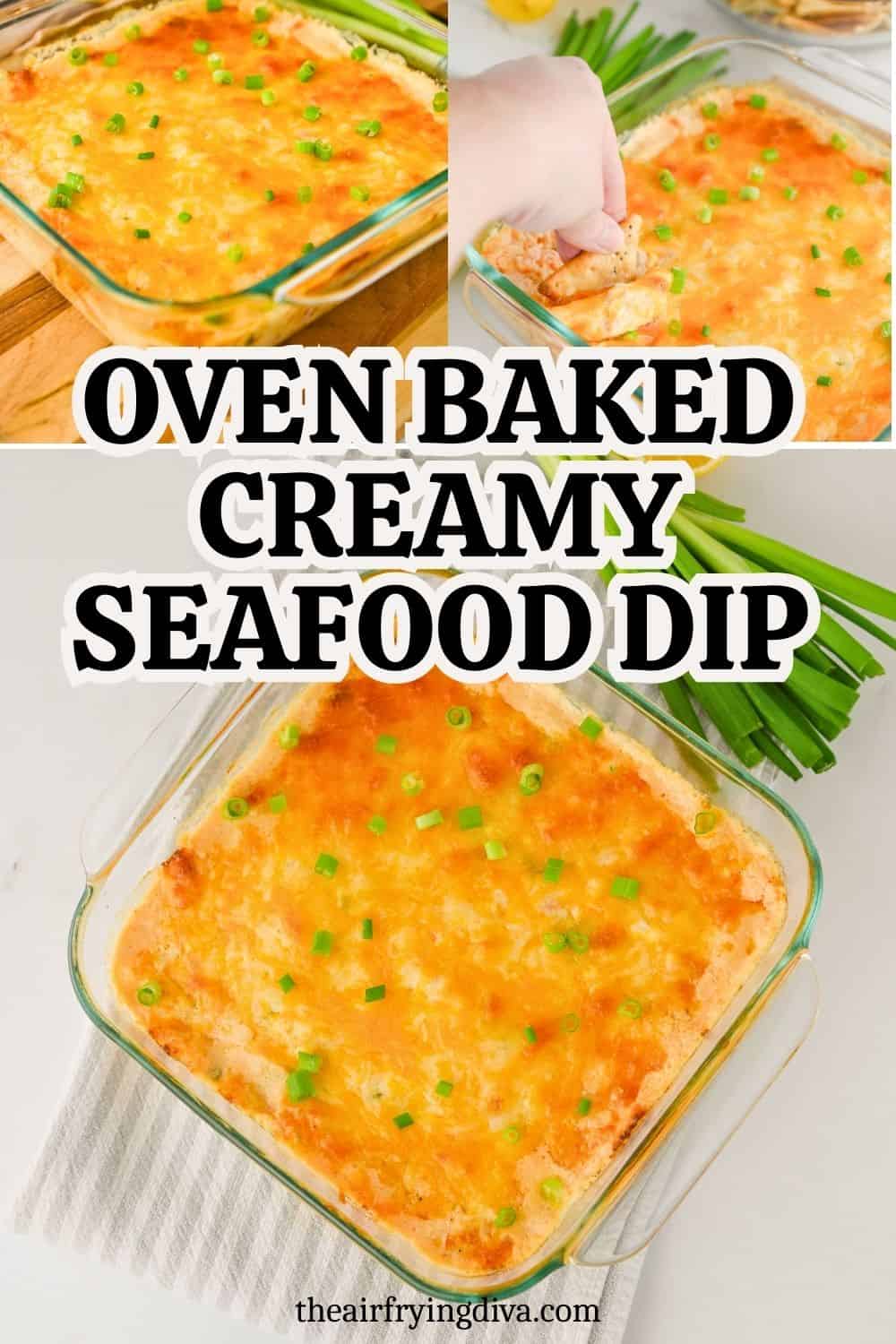 Oven Baked Creamy Seafood Dip Recipe- Packed with tender shrimp, sweet crab meat, and a luscious blend of cream cheese and melted cheeses Oven Baked Creamy Seafood Dip Recipe- Packed with tender shrimp, sweet crab meat, and a luscious blend of cream cheese and melted cheeses