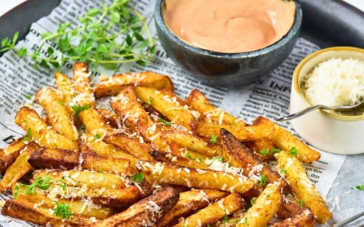 Air Fryer Crispy Parmesan Fries