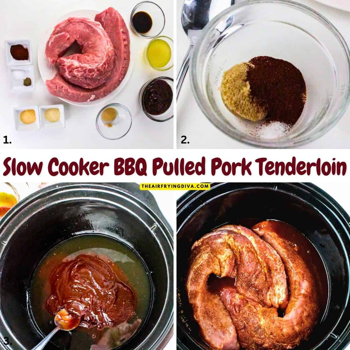 This BBQ Pulled Pork Tenderloin recipe has the perfect blend of smoky, sweet, and savory comfort food. Slow cooked to a juicy perfection This BBQ Pulled Pork Tenderloin recipe has the perfect blend of smoky, sweet, and savory comfort food. Slow cooked to a juicy perfection
