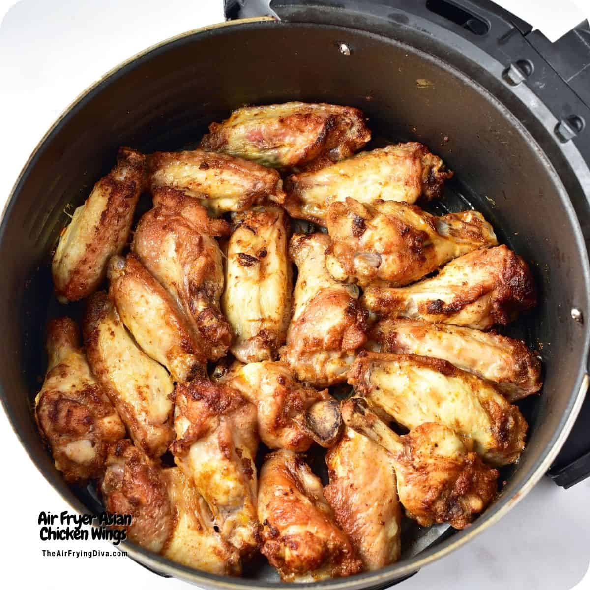 Air Fryer Asian Chicken Wings, an easy recipe for crispy air fried chicken coated in a sweet and savory Honey-Garlic glaze sauce. Air Fryer Asian Chicken Wings, an easy recipe for crispy air fried chicken coated in a sweet and savory Honey-Garlic glaze sauce.