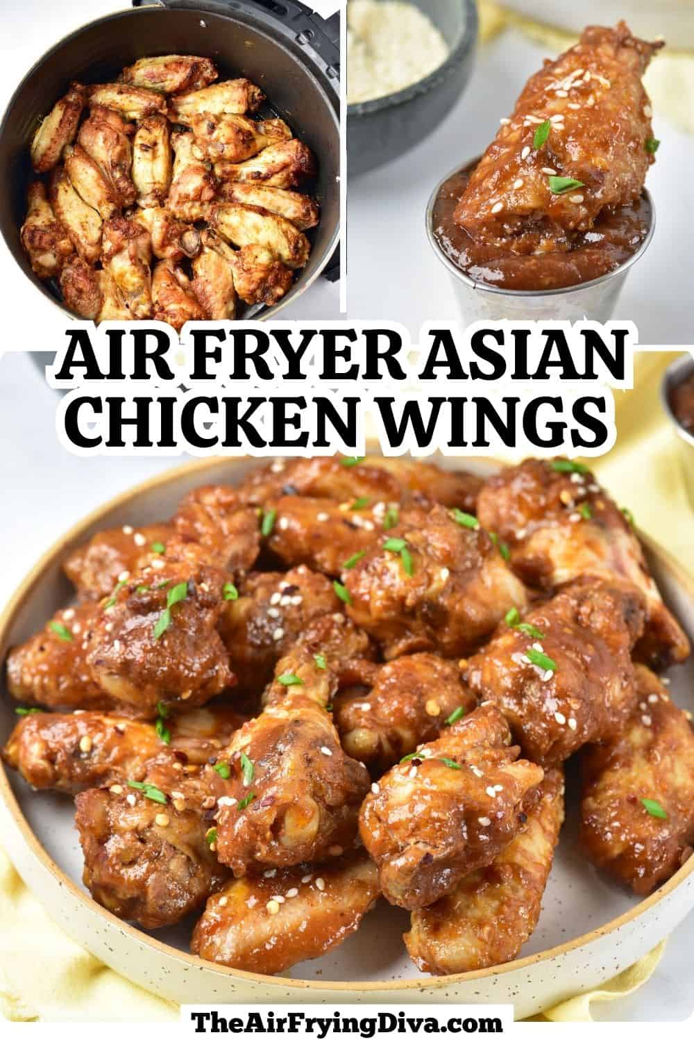 Air Fryer Asian Chicken Wings, an easy recipe for crispy air fried chicken coated in a sweet and savory Honey-Garlic glaze sauce. Air Fryer Asian Chicken Wings, an easy recipe for crispy air fried chicken coated in a sweet and savory Honey-Garlic glaze sauce.