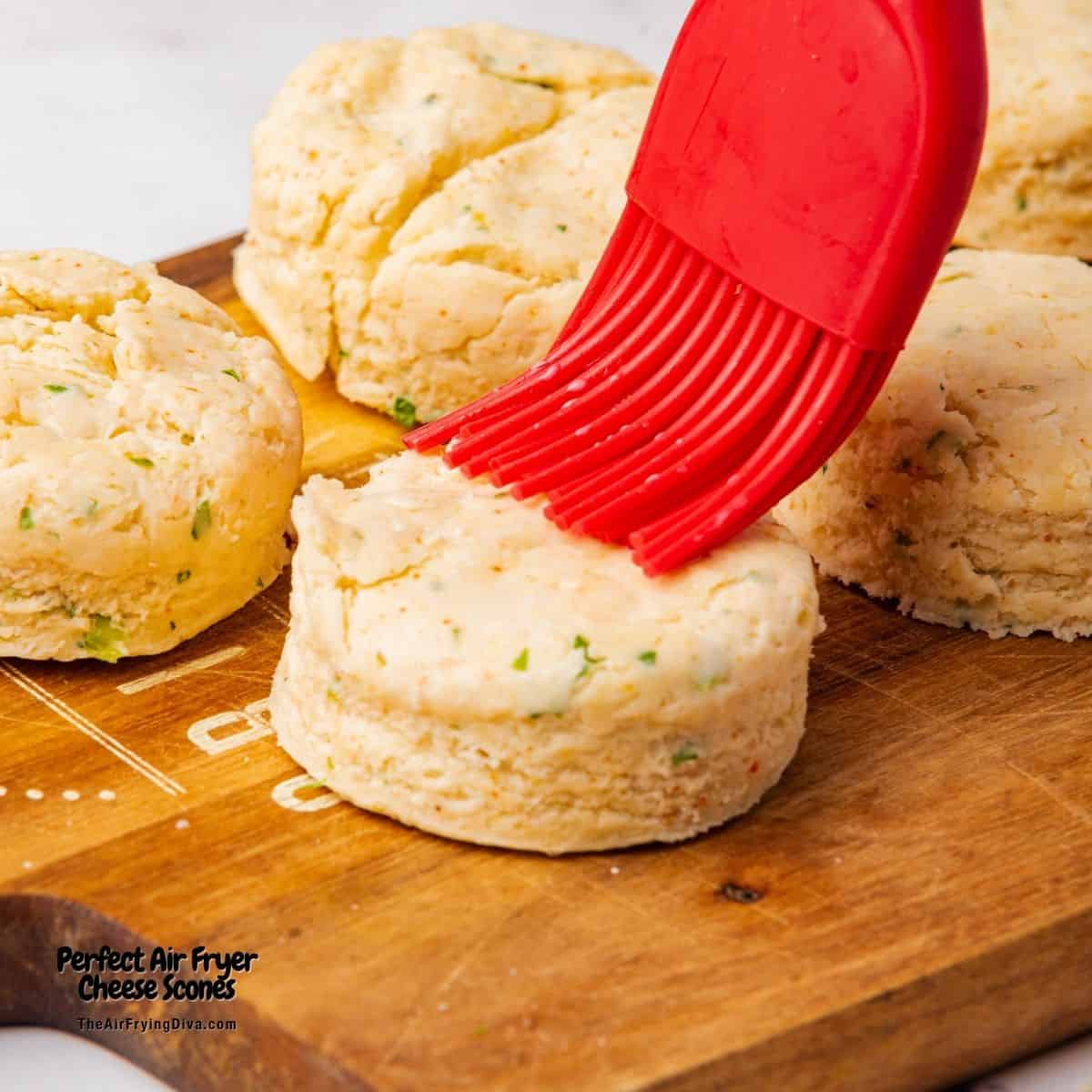  Perfect Air Fryer Cheese Scones , Learn how to air fry flaky, buttery scones with a bold and cheesy flavor  to perfection!