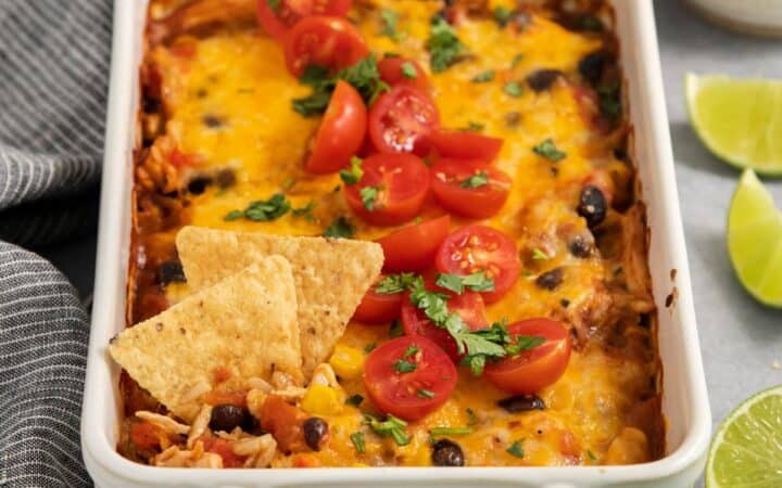 Southwest Chicken & Rice Casserole