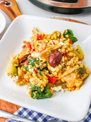 Slow Cooker Mediterranean Chicken Dinner