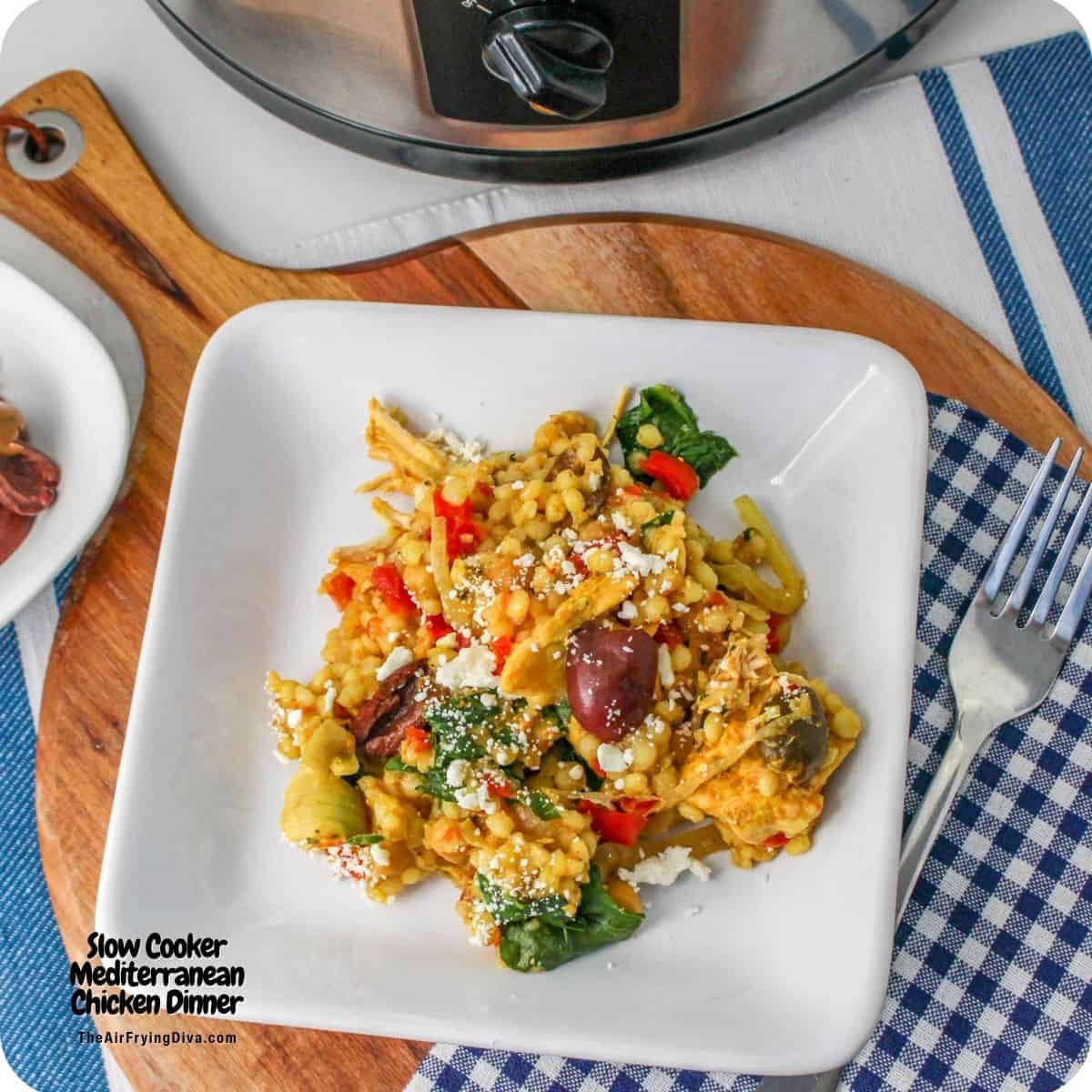 Slow Cooker Mediterranean Chicken Dinner is an effortless stew packed with tender chicken, chickpeas, artichoke hearts, and vibrant spices . Slow Cooker Mediterranean Chicken Dinner is an effortless stew packed with tender chicken, chickpeas, artichoke hearts, and vibrant spices .