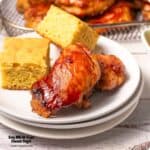 Easy BBQ Air Fryer Chicken Thighs