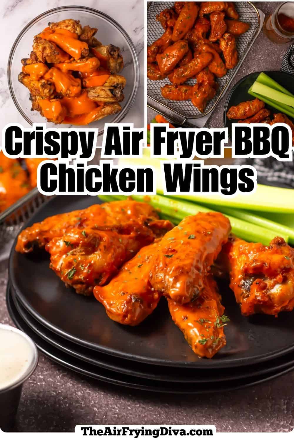 Crispy Air Fryer BBQ Chicken Wings, Get better than take-out wings, easy recipe featuring a perfect crunch and a sticky, caramelized finish. Crispy Air Fryer BBQ Chicken Wings, Get better than take-out wings, easy recipe featuring a perfect crunch and a sticky, caramelized finish.