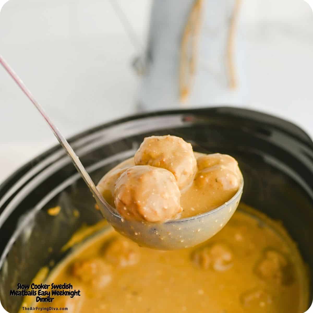 Creamy Slow Cooker Swedish Meatballs made with frozen meatballs, mushroom soup, onion soup mix, and sour cream. An easy crockpot dinner served over egg noodles or rice — perfect for busy weeknights and cozy family meals. Creamy Slow Cooker Swedish Meatballs made with frozen meatballs, mushroom soup, onion soup mix, and sour cream. An easy crockpot dinner served over egg noodles or rice — perfect for busy weeknights and cozy family meals.