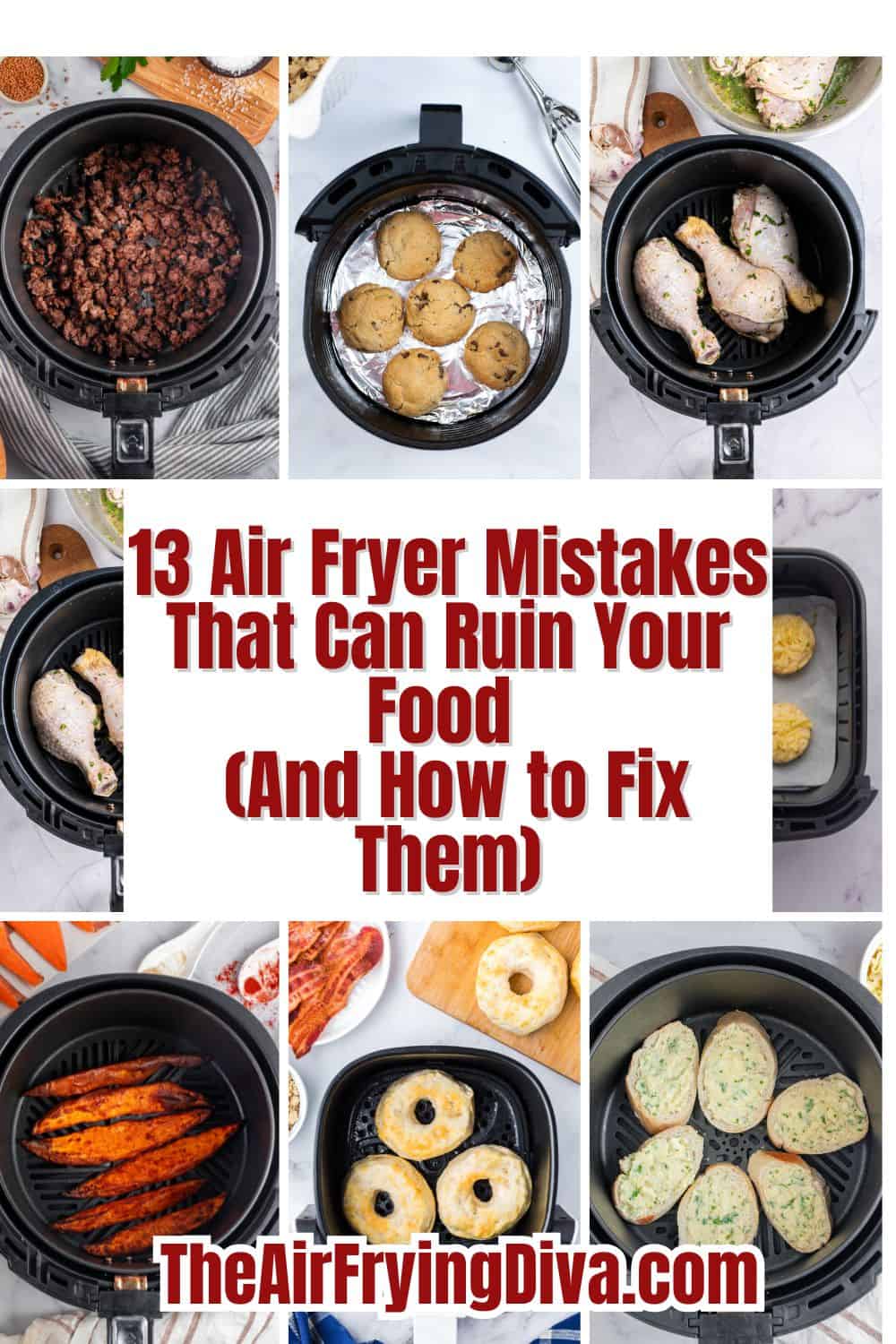 13 Air Fryer Mistakes That Ruin Your Food (And How to Fix Them),Avoid the most common air fryer mistakes with these simple tips and fixes. 13 Air Fryer Mistakes That Ruin Your Food (And How to Fix Them)