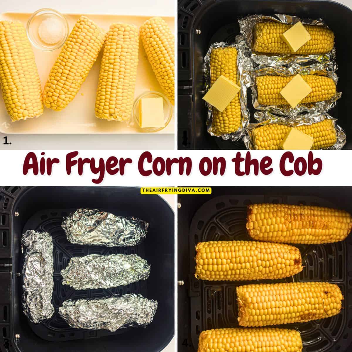 Air Fryer Corn on the Cob, Sweet, juicy corn with perfectly tender kernels An easy summer side dish recipe everyone will love. Air Fryer Corn on the Cob, Sweet, juicy corn with perfectly tender kernels An easy summer side dish recipe everyone will love.