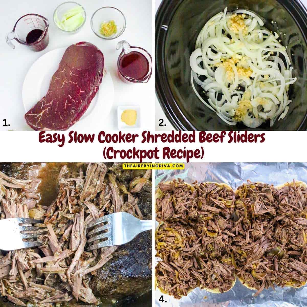 Slow Cooker Shredded Beef Sliders are tender, juicy, and packed with flavor. Easy and perfect for game day, parties, or easy family dinners. Slow Cooker Shredded Beef Sliders are tender, juicy, and packed with flavor. Easy and perfect for game day, parties, or easy family dinners.
