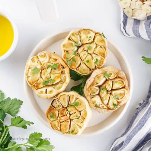 How to Roast Garlic in the Air Fryer (Perfect Every Time)