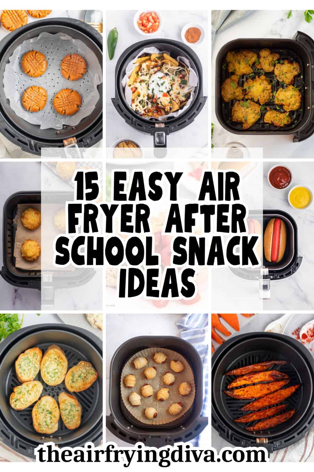 15 Easy Air Fryer After School Snack Ideas including quick sweet and savory recipes that are perfect for hungry kids and busy afternoons. 15 Easy Air Fryer After School Snack Ideas including quick sweet and savory recipes that are perfect for hungry kids and busy afternoons.