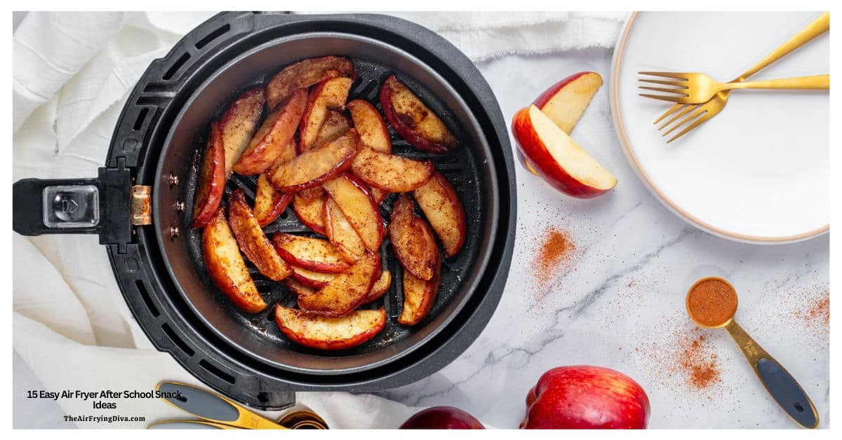15 Easy Air Fryer After School Snack Ideas including quick sweet and savory recipes that are perfect for hungry kids and busy afternoons. 15 Easy Air Fryer After School Snack Ideas including quick sweet and savory recipes that are perfect for hungry kids and busy afternoons.